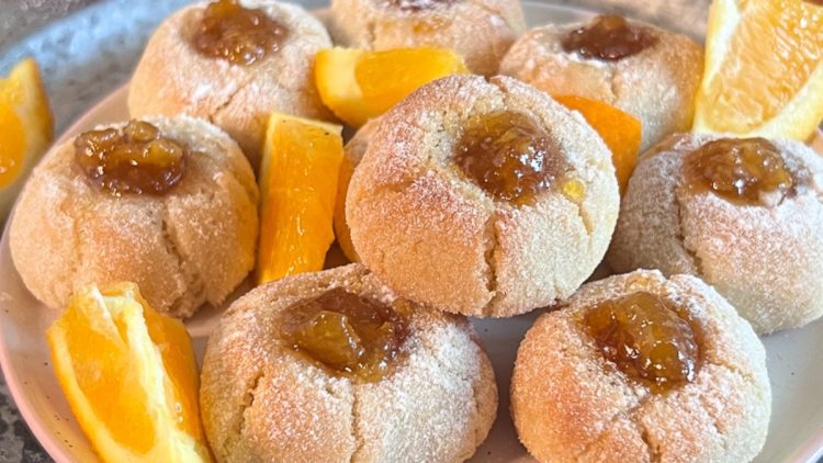 biscuits fondants aux amandes et à l'orange