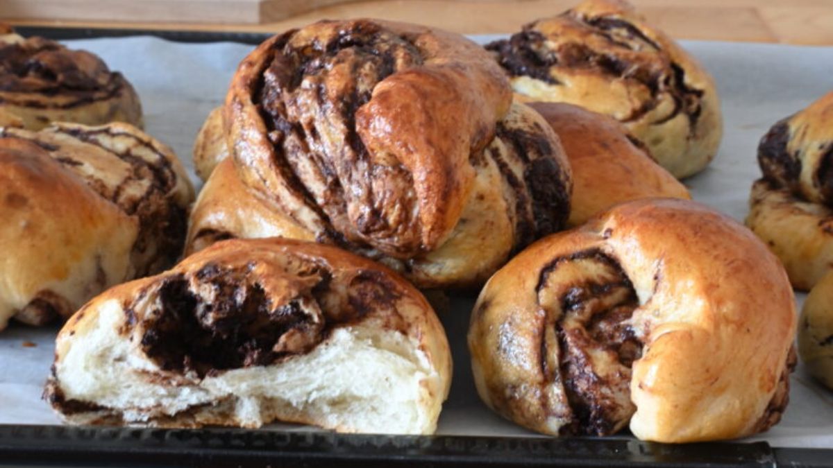 brioches marbrées au chocolat