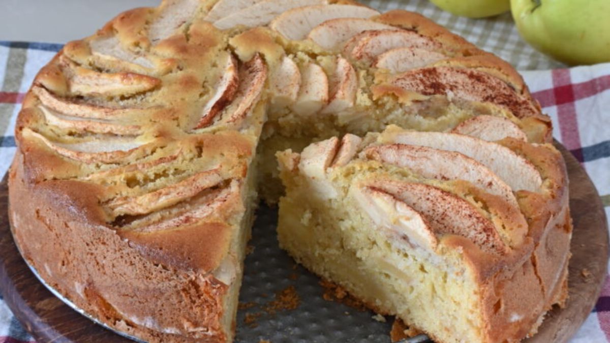 gâteau aux pommes à la cannelle