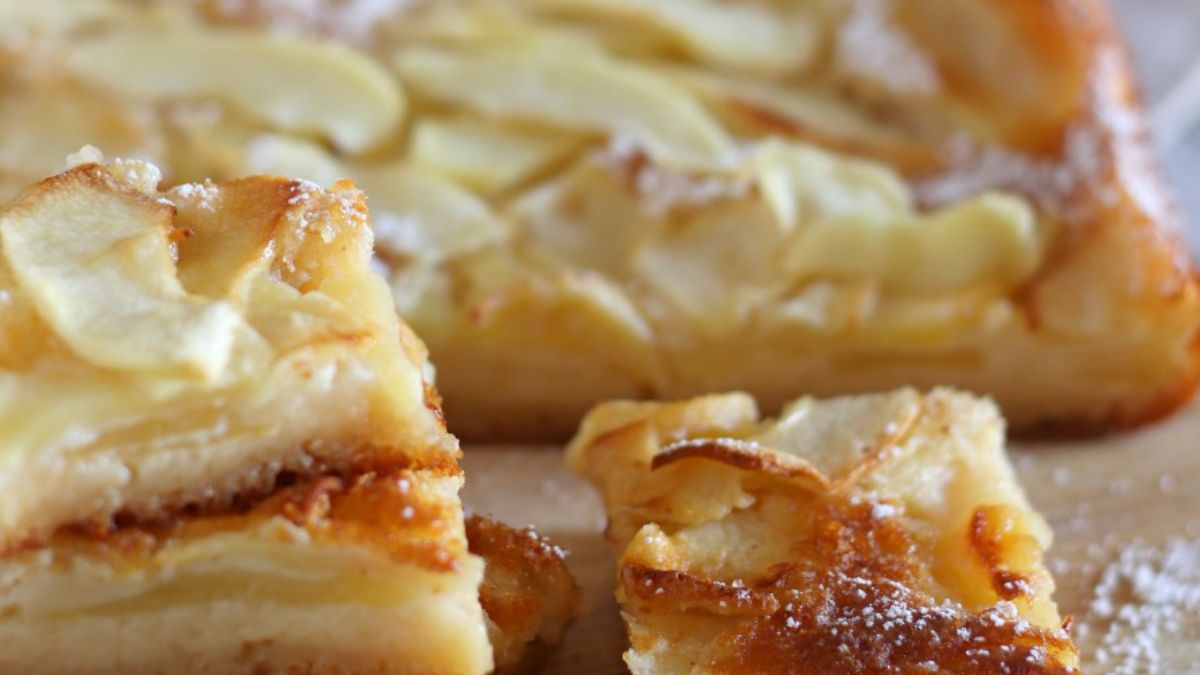 gâteau hyper crémeux aux pommes