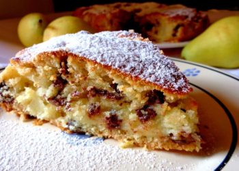 Gâteau poire chocolat Cyril Lignac