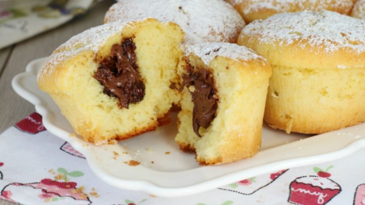 muffins cœur de Nutella gourmands