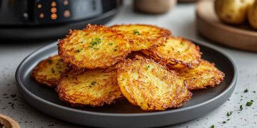 Galettes de pommes de terre à la friteuse à air chaud