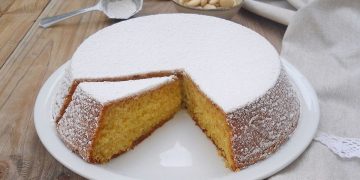 gâteau caprese à l'orange