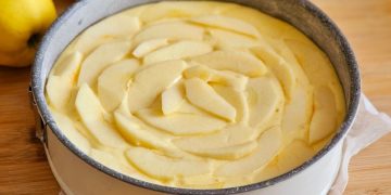 pâte facile pour gâteau aux pommes