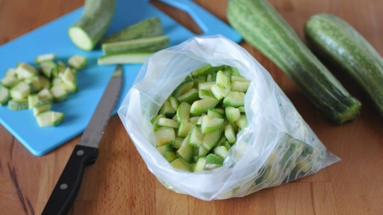 congeler des courgettes